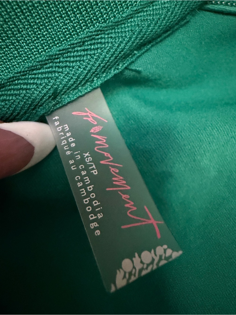 FP Movement by Free People Green Glow Performance Skort and Top Set - Picture 6 of 11